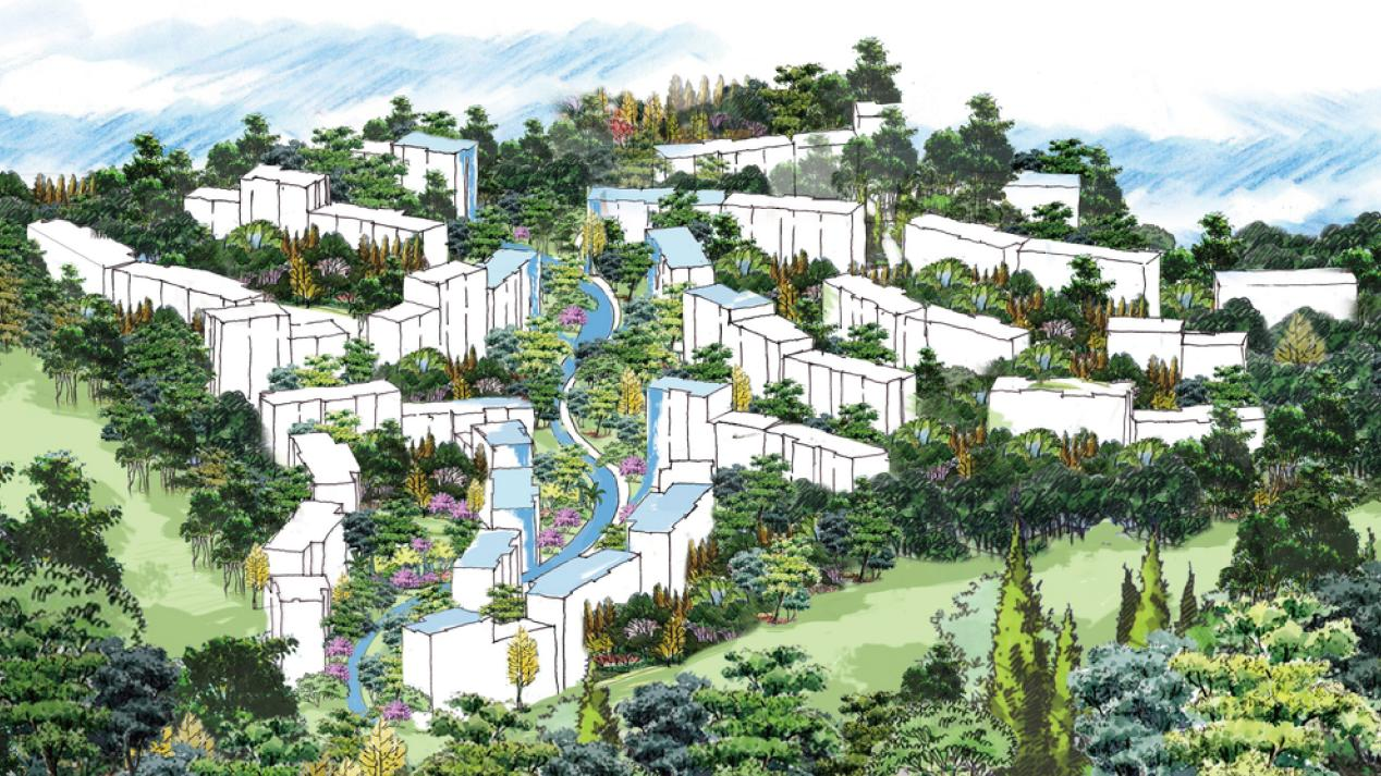 践行生态理念麓溪半岛构建历久弥新的绿色栖居样本(图1)